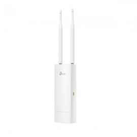 EAP110 EXT ACCESS POINT INALAMBRICO TP-LINK N 300MBPS P/EXTERIOR 2 ANTENAS MONTAJE EN PARED PUERTO RJ45 10/100 PoE PASIVO