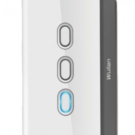 WULIAN SWITCHA3LN – APAGADOR INTELIGENTE FORMATO AMERICANO CONEXIÓN LN 3 BOTONES/ ZIGBEE/ INSTALACIÓN SIN MODIFICAR CHALUPAS EX