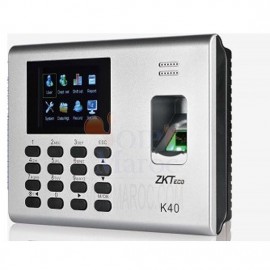 ZK K40 – CONTROL DE ACCESO SIMPLE Y ASISTENCIA / 1000 HUELLAS / PUERTO DE RED / USB / BATERIA INCLUIDA