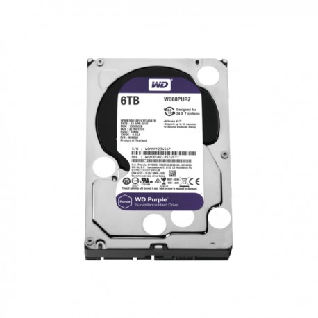 HDWD63PURZ Disco Duro PURPLE de 6TB para videovigilancia