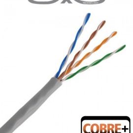 OUTP5ECCA100G Bobina de Cable UTP Cat5e/ 100 Metros/ CCA/ Color Gris